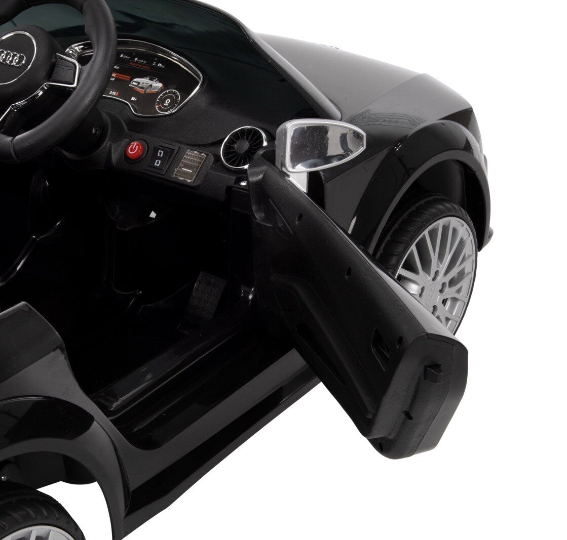 12V Electric Battery-Powered Ride-On Car for Kids in Black Trend Times 3