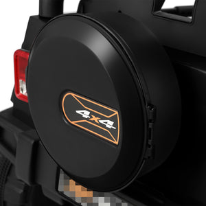 12V Battery Powered Kids Ride-On Truck with 3 Speeds, Remote Control, MP3, LED Lights, USB, and Black Cover Trend Times 17