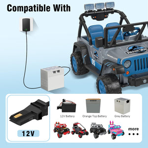12V Battery Charger Compatible with All Power Wheels Gray and Orange Battery Packs Trend Times 1