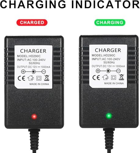 12V 1000mA Battery Charger for Kids Ride-On Cars Trend Times 1