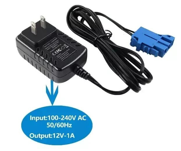 12V Battery Charger for Peg Perego Ground Force Tractor and John Deere Gator XUV Toys Trend Times 3