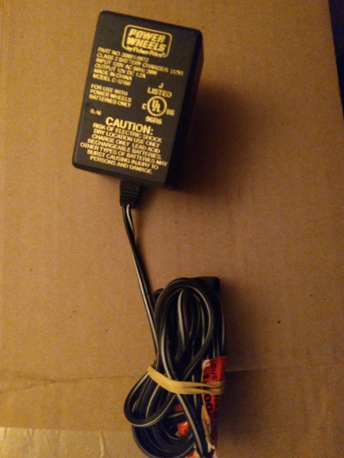 12V Battery Charger with AC Adapter and Wall Plug for Power Wheels 00801-0972 OEM Trend Times Variant 0