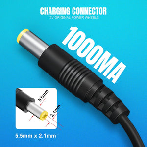 12V Rechargeable Battery and Charger for Kids Ride-On Toy Cars with Class 2 Power Supply Trend Times 2