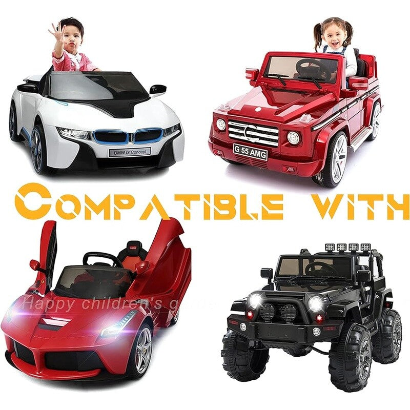 12V Battery Charger with Power Supply and Charging Cable for Kids Ride-On Cars ETL Listed Trend Times 8