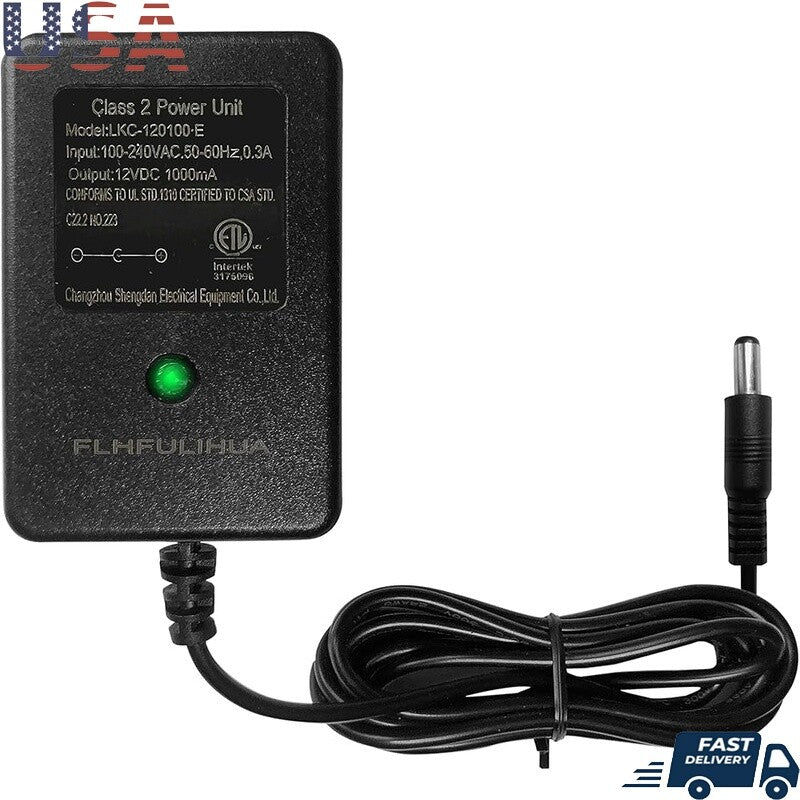12V Battery Charger with Power Supply and Charging Cable for Kids Ride-On Cars ETL Listed Trend Times Variant 0