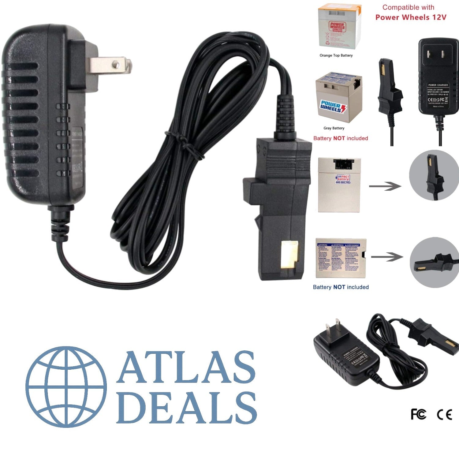 12V Battery Charger Replacement for Power Wheels Safe and Reliable Power Source Trend Times Variant 0