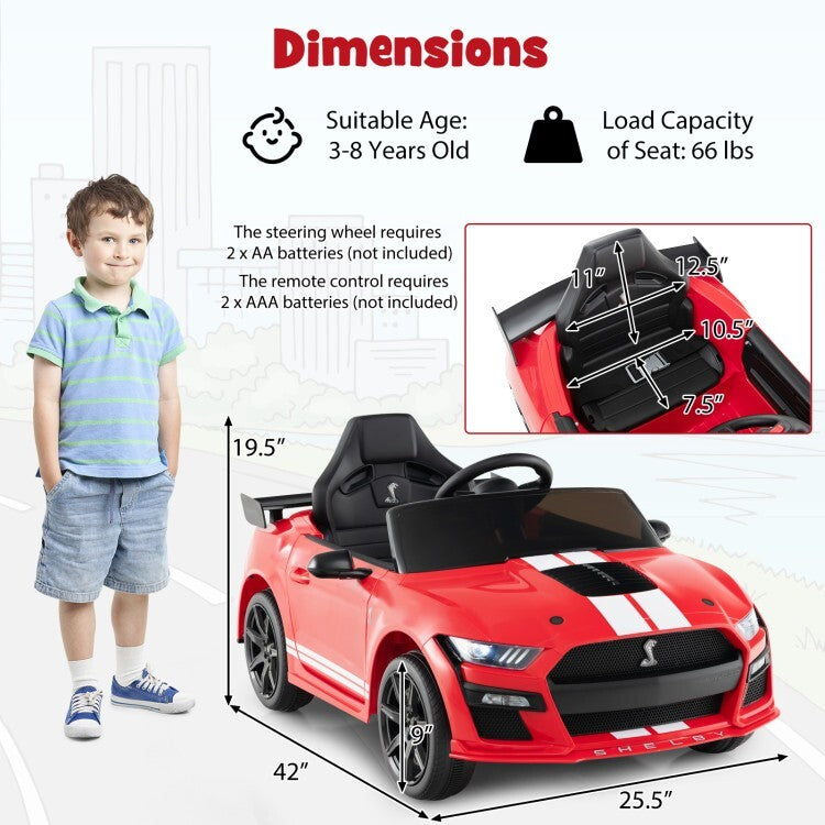 12V Battery Powered Kids Ride-On Electric Car with Remote Control Trend Times 2