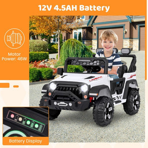 12V Electric Kids Ride-On Truck Car with Remote Control, Battery Display, and Music Trend Times 5
