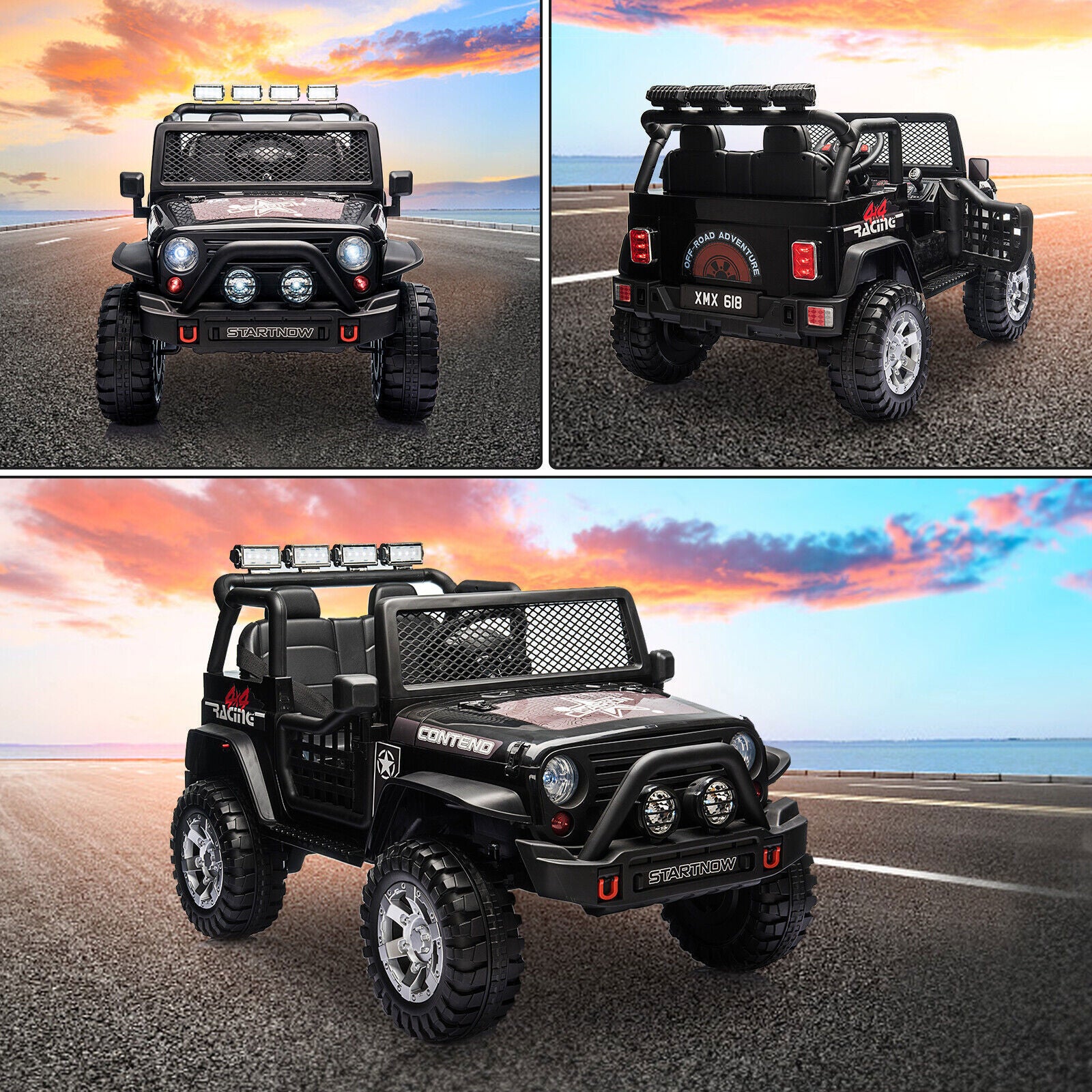 12V Battery Electric Kids Ride-On Jeep Toy Car with USB, Bluetooth, and Remote Control Trend Times 11