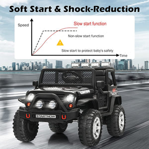 12V Battery Electric Kids Ride-On Jeep Toy Car with USB, Bluetooth, and Remote Control Trend Times 4