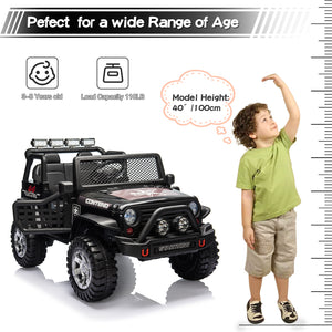 12V Battery Electric Kids Ride-On Jeep Toy Car with USB, Bluetooth, and Remote Control Trend Times 7