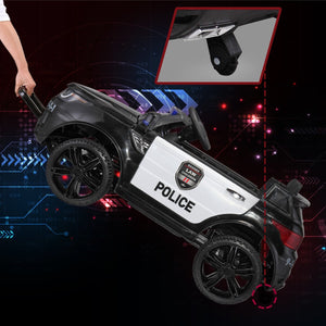 12V Battery-Powered Electric Police Ride-On Car with Parent Remote Control for Kids Ages 3-8 Trend Times 2