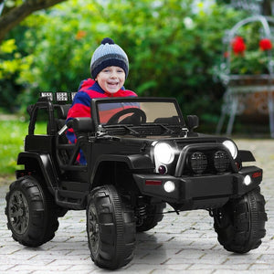 12V Battery-Powered Electric Kids Ride-On Truck with Portable Handle and Remote Control Trend Times 1