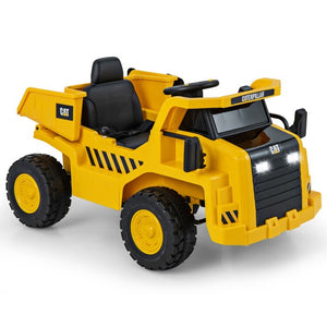 12V Battery Electric Ride-On Dump Truck for Kids with Tiltable Bump Bed Trend Times 0