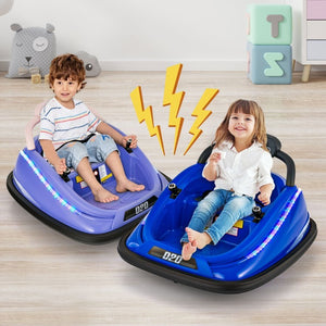 12V Battery Powered Kids Electric Bumper Car Ride-On Toy with Remote Control Trend Times 1