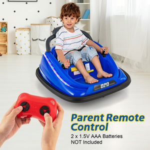 12V Battery Powered Kids Electric Bumper Car Ride-On Toy with Remote Control Trend Times 4