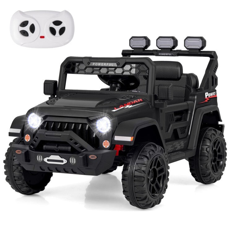 12V Battery Powered Kids Electric Ride-On Truck with Remote Control, Power Display, and 3-Speed Settings Trend Times Variant 0
