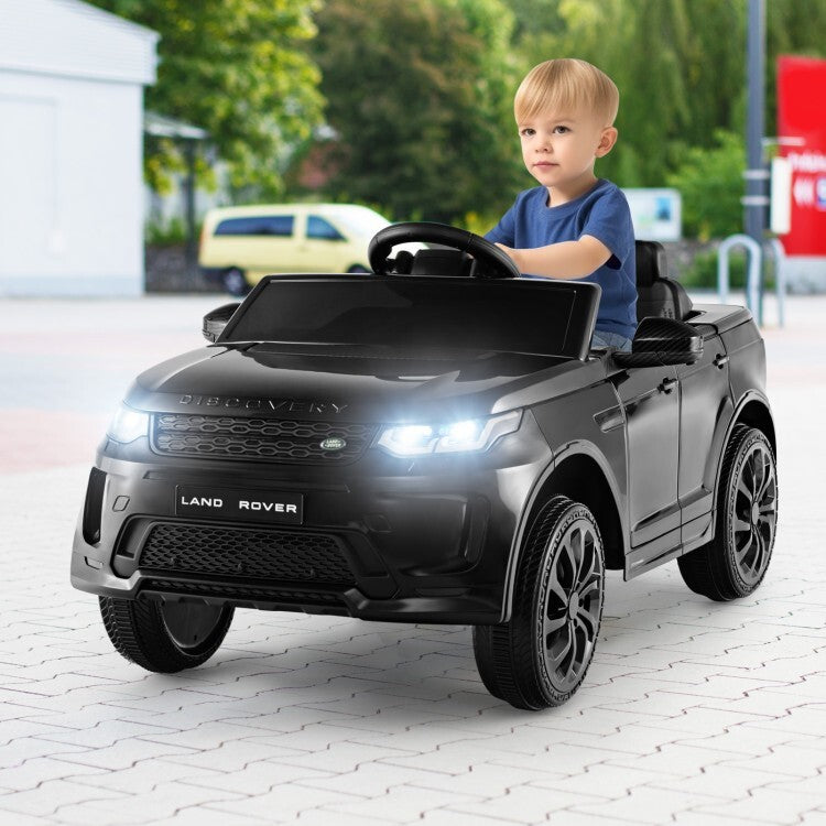 12V Battery Powered Licensed Kids Land Rover Ride-On Car Toy with Remote Control and LED Lights Trend Times 3