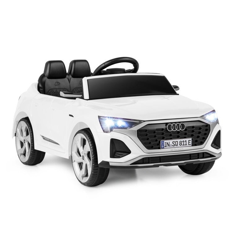 12V Licensed Audi SQ8 Kids Ride-On Car Toy with Remote Control and 3-Speed Settings Trend Times 1
