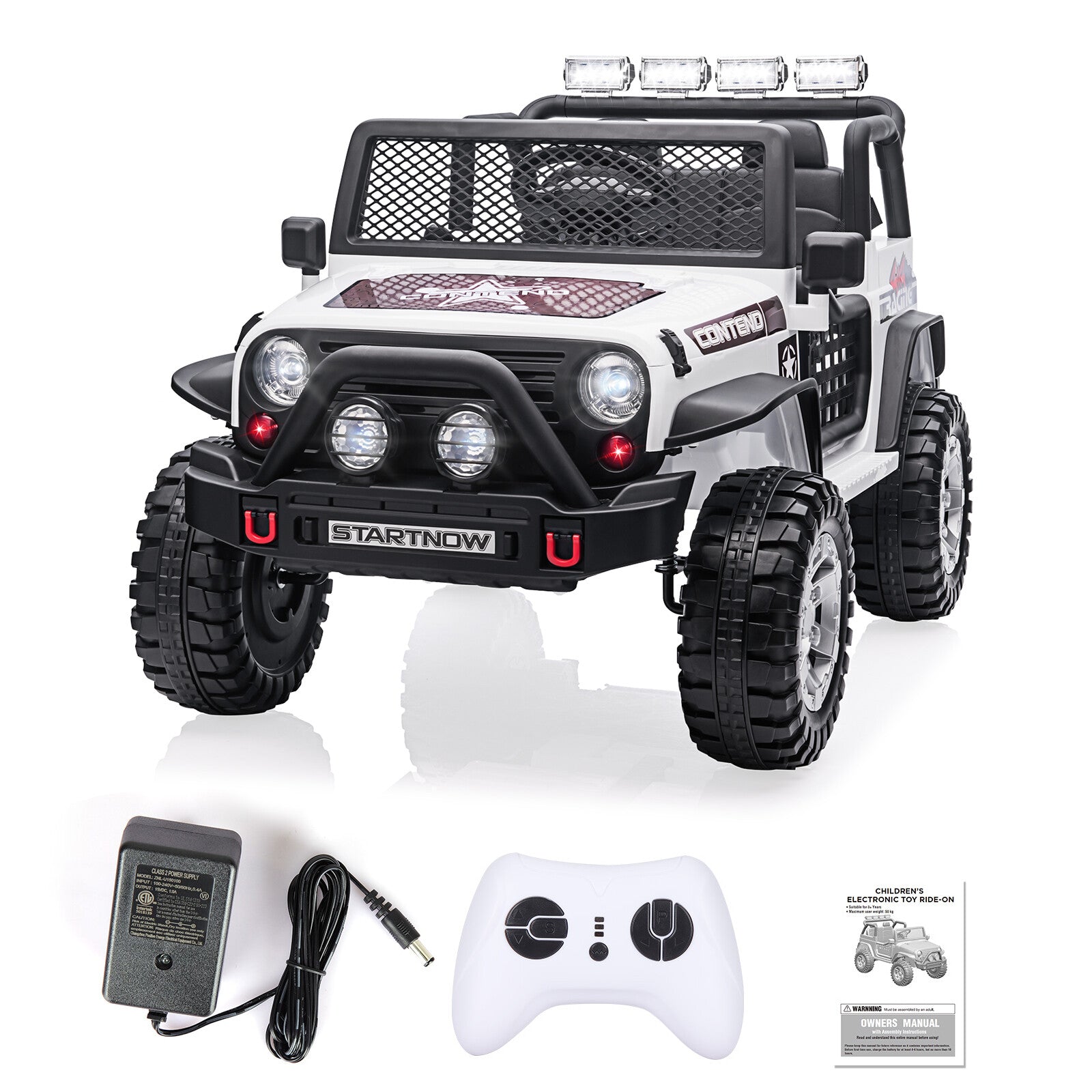 12V Electric Kids Ride-On Jeep Toy Car with USB, Bluetooth, Remote Control, and Music Trend Times 8