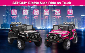 12V Electric Kids Ride-On Jeep Toy Car with USB, Bluetooth, and Remote Control Trend Times 13