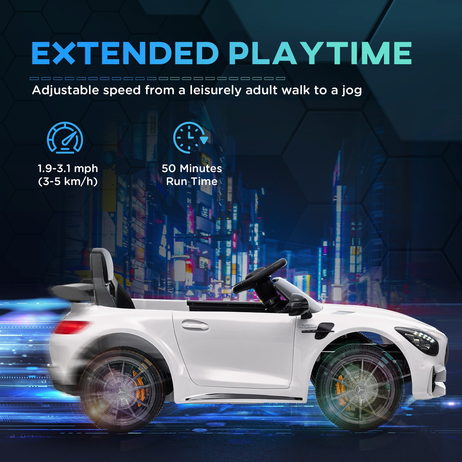 12V Battery Powered Kids Electric Ride-On Car with Remote Control and Soft Start for Outdoor Play Trend Times 7