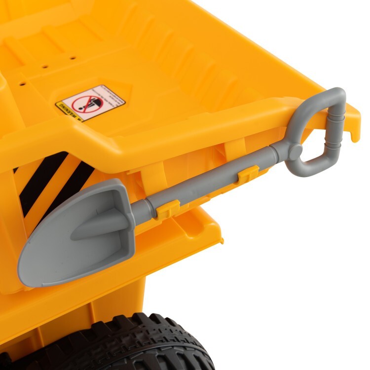 12V Battery-Powered Electric Ride-On Dump Truck for Kids with Functional Dump Bed Trend Times 13