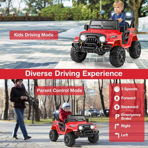 12V Battery-Powered Kids Electric Ride-On Truck Car with Remote Control and 3 Speed Settings Trend Times 6