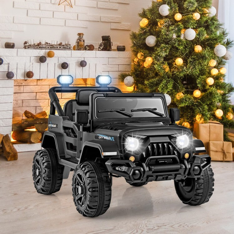 12V Battery-Powered Kids Electric Ride-On Truck Car with Remote Control, Wheels & 3 Speed Settings Trend Times 3
