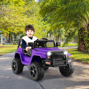 12V Battery Powered Kids Electric Ride-On Truck Car with Remote Control and Headlights Trend Times 1