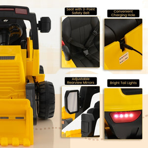 12V Battery Powered Kids Electric Ride-On Tractor Car with Safety Belt Trend Times 9