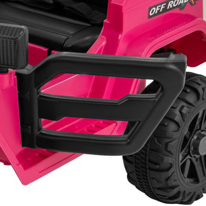 12V Battery-Powered Kids Ride-On Truck Car Toy with Remote Control and Threaded Wheels, 3 Speed Settings Trend Times 4