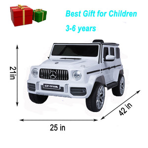 12V Licensed Mercedes G63 Kids Ride-On Car Toy with 2.4G Remote Control and Rechargeable Battery Trend Times 14