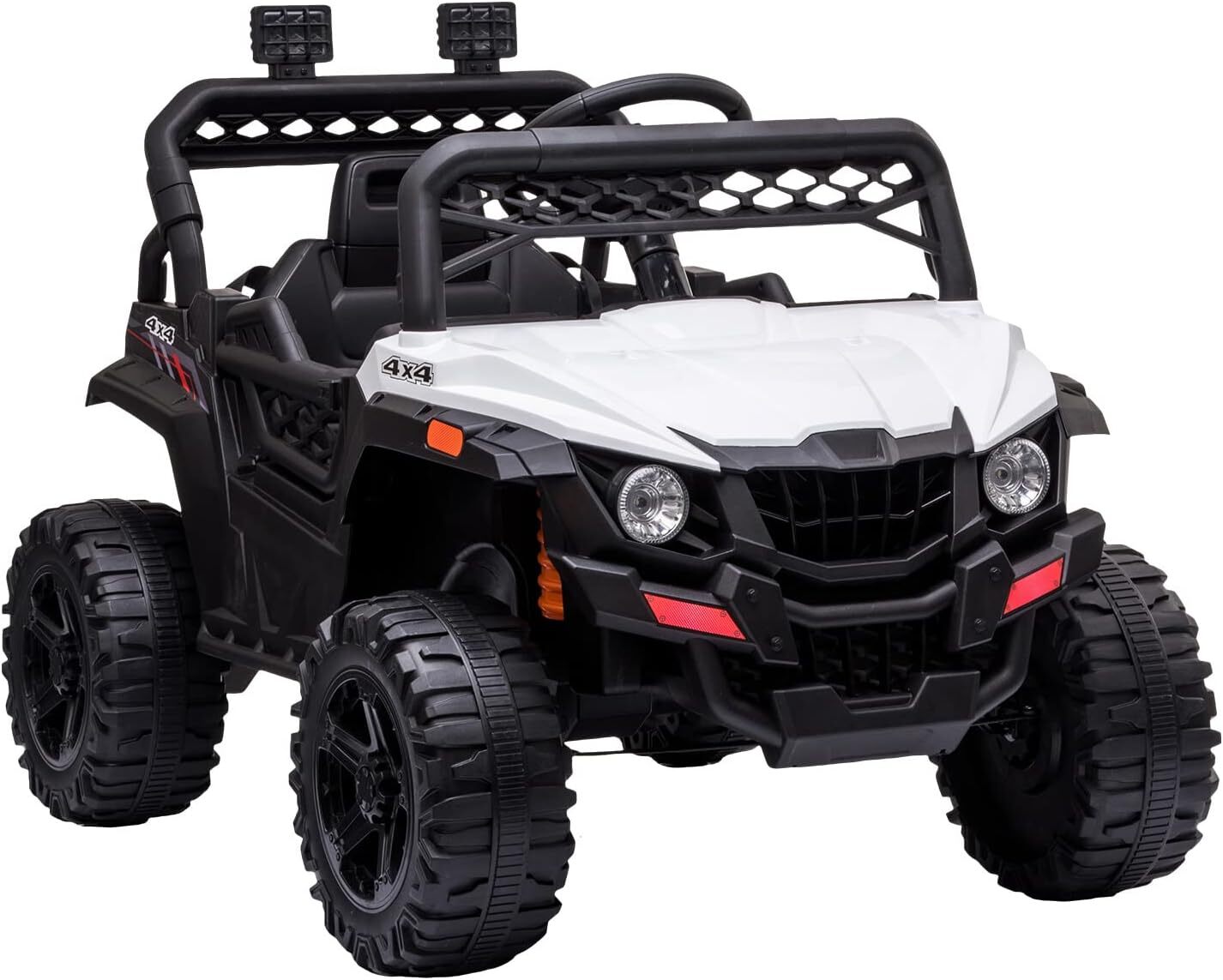 12V Electric Kids Ride-On Jeep 2-Seater with Battery Power, Safety Features, MP3, and LED Lights Trend Times 1