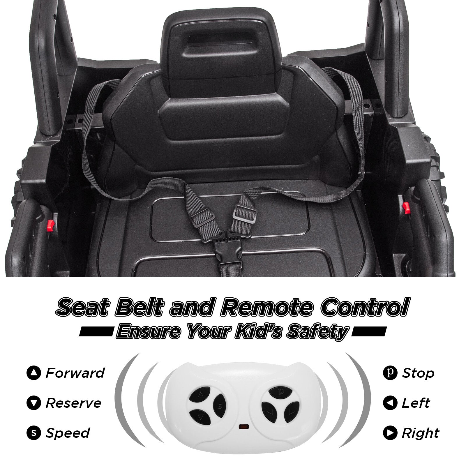 12V Electric Kids Ride-On Jeep 2-Seater with Battery Power, Safety Features, MP3, and LED Lights Trend Times 5