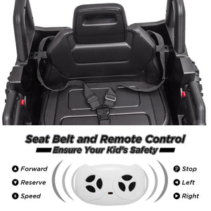 12V Electric Kids Ride-On Jeep 2-Seater with Battery Power, Safety Features, MP3, and LED Lights Trend Times 5