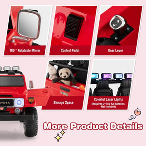 12V Battery Powered 2-Seat Kids Ride-On Car with 2.4G Remote Control Trend Times 10