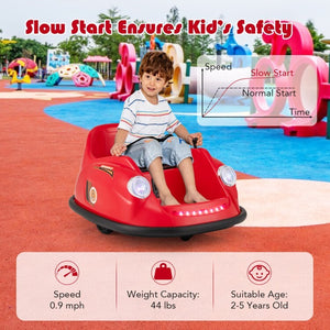 12V Battery-Powered Electric Ride-On Bumper Toy Car for Kids with Remote Control Trend Times 7