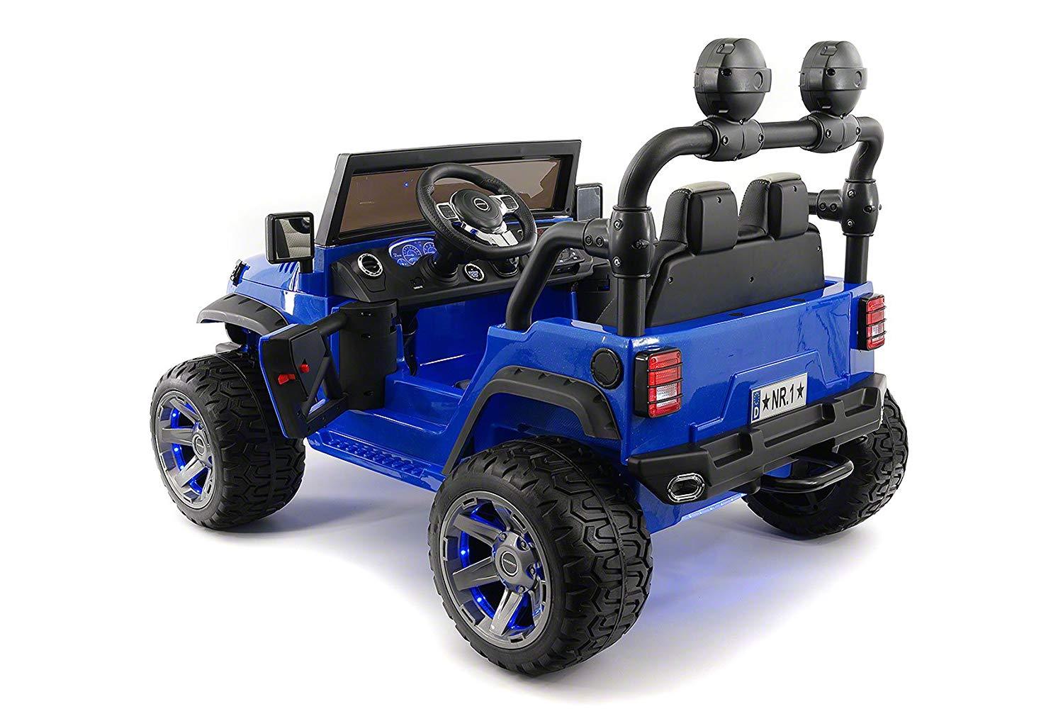 12V Battery Powered Kids Ride-On Truck Jeep with Dual Motors and Remote Control Trend Times 9