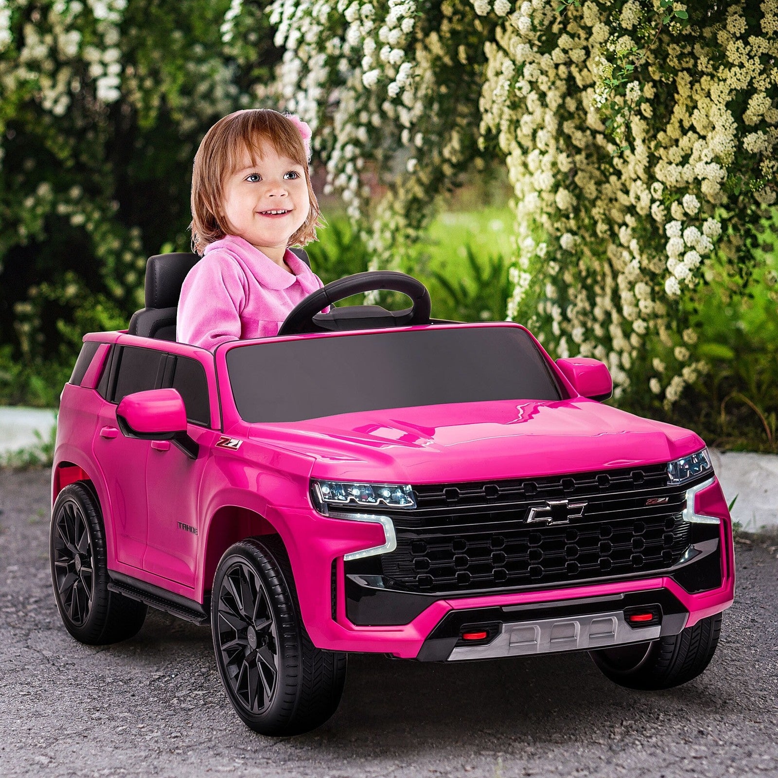 12V Battery Powered Kids Electric Car with Remote Control, Music, Lights, and Horn Trend Times 1