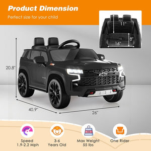 12V Battery-Powered Kids Electric Ride-On Car with 2.4G Remote Control for Toddlers Trend Times 2