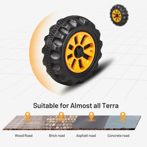 12V Battery-Powered Kids Ride-On Front Loader Excavator Dumper Truck Toy Trend Times 16