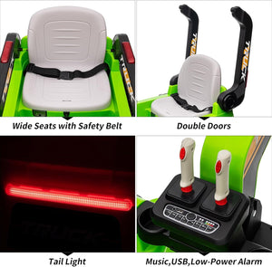 12V Battery Powered Kids Electric Ride-On Excavator Digger Toy for Outdoor Play Trend Times 4