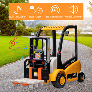 12V Battery Powered Kids Electric Ride-On Forklift Toy with Remote Control and Top Vehicle Trend Times 1