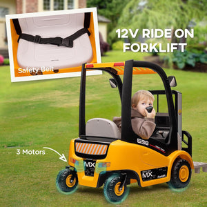 12V Battery Powered Kids Electric Ride-On Forklift Toy with Remote Control and Top Vehicle Trend Times 10