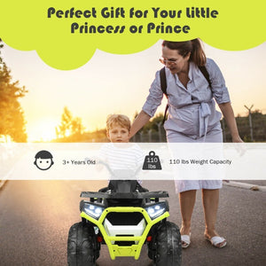 12V Battery-Powered Kids Electric Ride-On ATV with 2 Speeds and LED Lights Trend Times 9