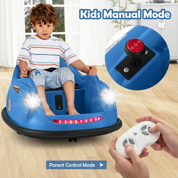 12V Battery-Powered Kids Ride-On Electric Bumper Car with Remote Control Trend Times 5