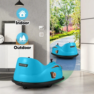 12V Battery-Powered Kids Electric Ride-On Bumper Car with Remote Control Trend Times 6