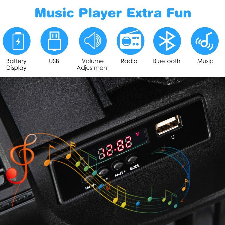 12V Battery-Powered Electric Ride-On Car for Kids with 2.4G Remote Control Trend Times 7