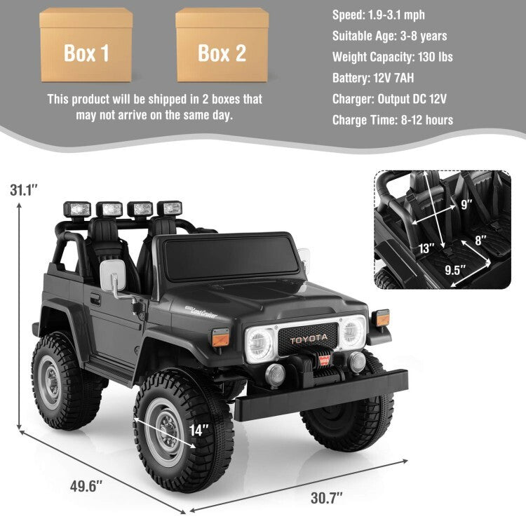 12V Battery Powered Kids Ride-On Electric Car with 2.4G Remote Control Trend Times 2